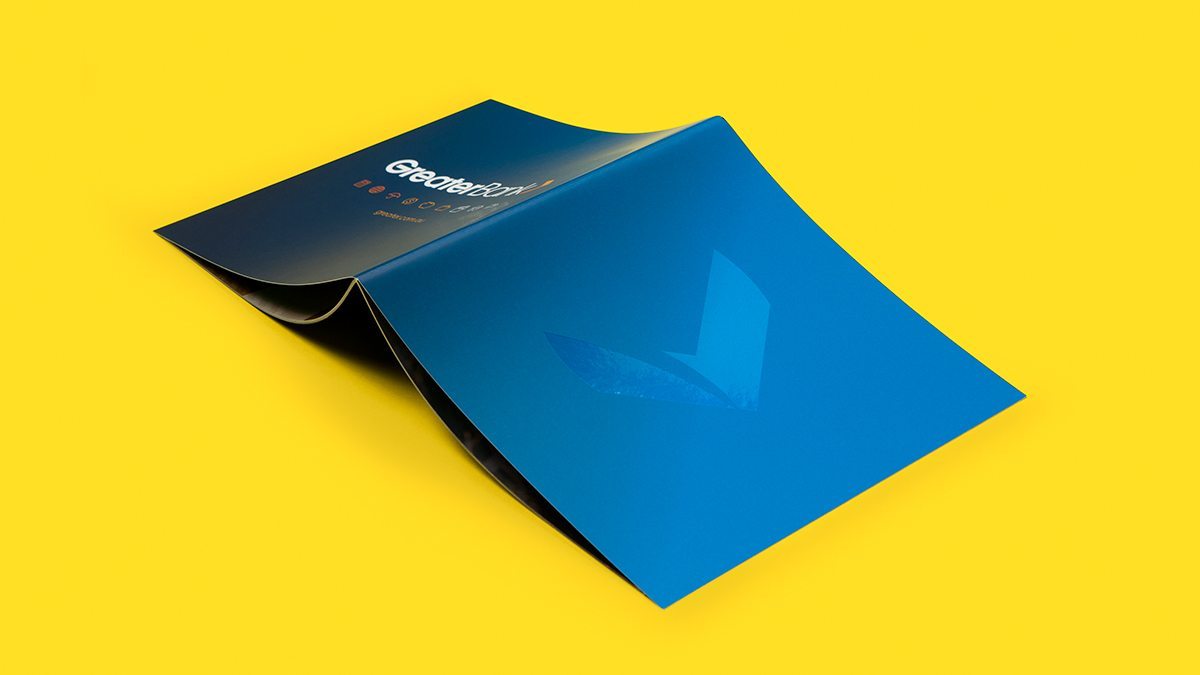 Greater Bank print collateral