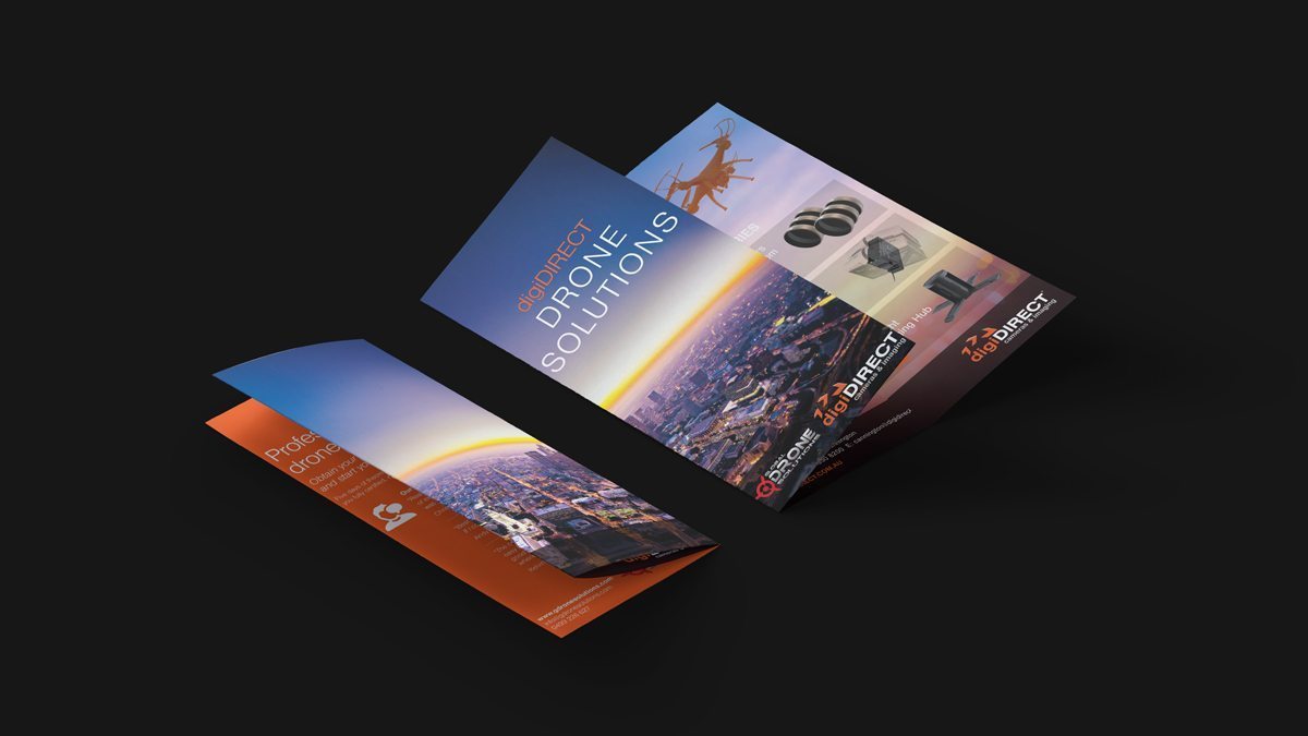 digiDIRECT drone solutions printed collateral