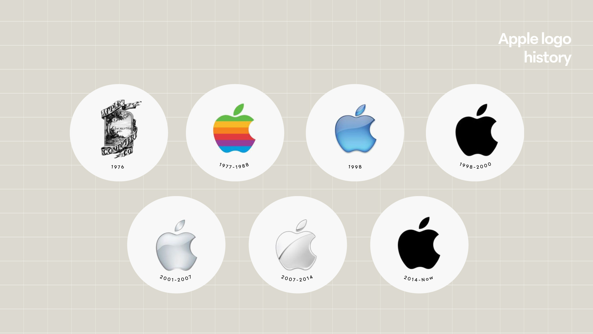 apple logo evolution history