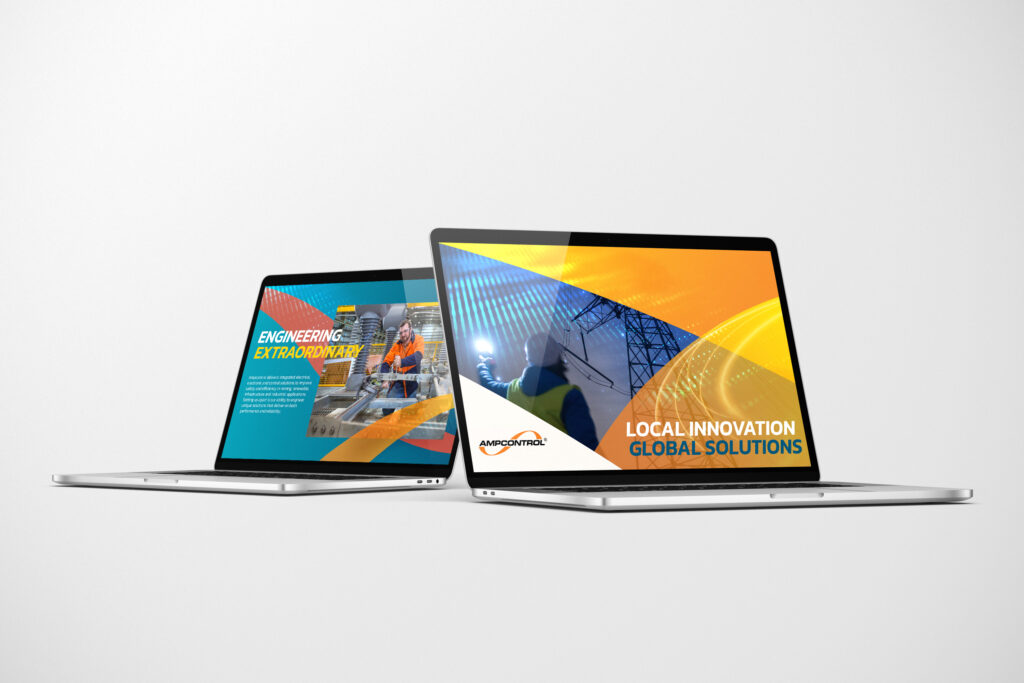 social campaign on laptop screens