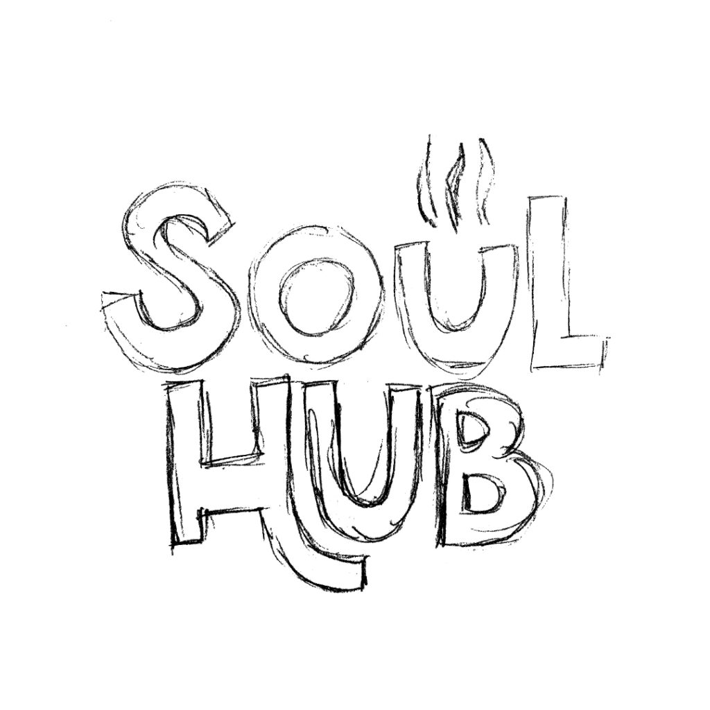 Soul Hub sketched logo