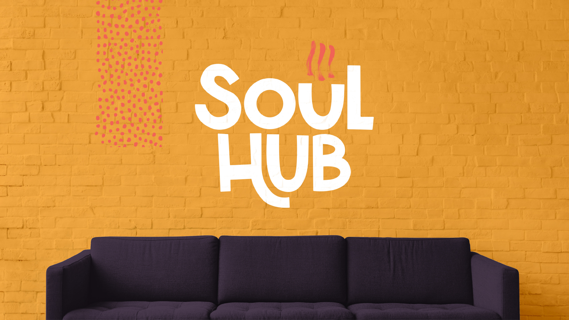 Soul Hub logo on wall